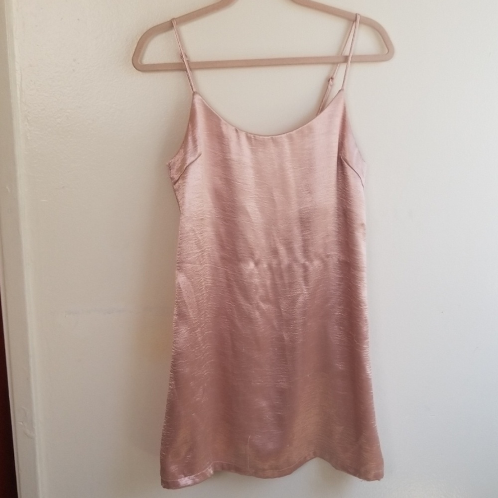 Blush slip dress